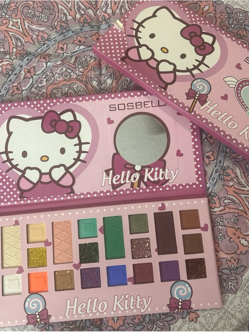 Hello Kitty Pink Multicolor Eyeshadow Palette